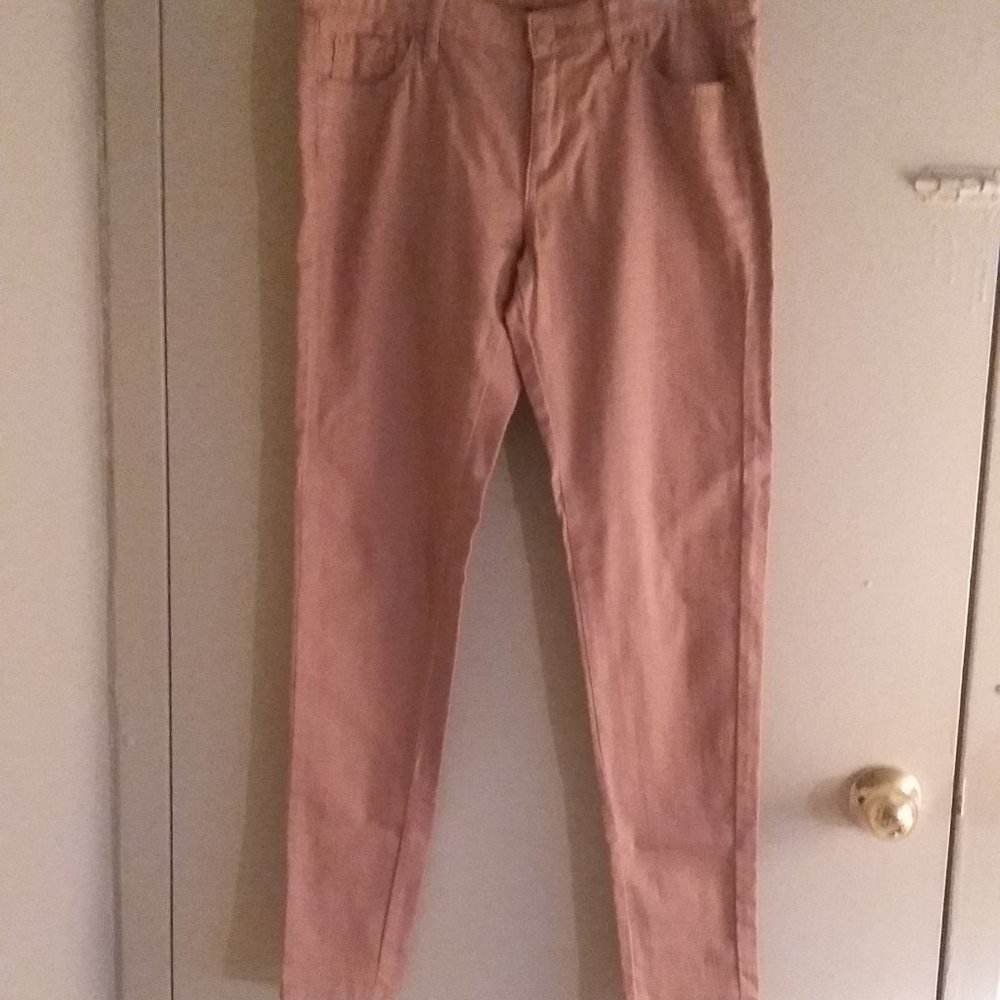 Bisou Bisou Camel Skinny Jeans SZ 4 NWOT